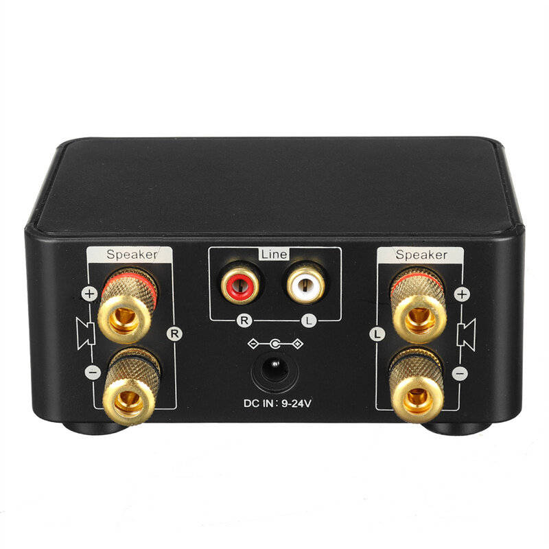 Silver - TPA3116 Class D bluetooth 5.0 HIFI 2x50W Stereo Amplifier Support USB TF Card RCA AUX USB S