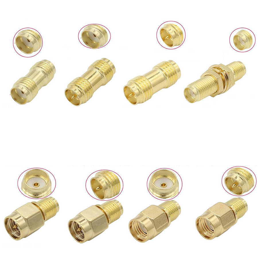 20Pcs - 20PCS SMA Connector Type SMA Adapter 90 Degree SMA Connector SMA to RP SMA Plug SMA Coupler