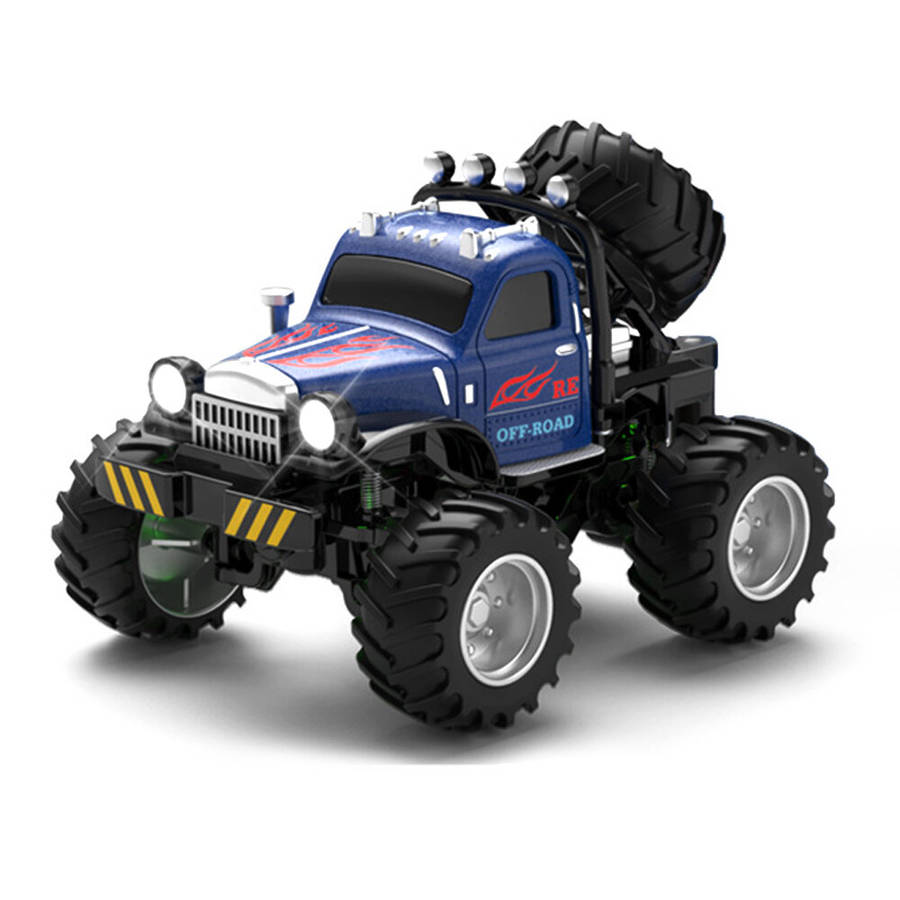 Purple - HG4-236 2.4G Mini Desktop Toy Alloy Off-road RC Car Electric Model Vehicle Toys