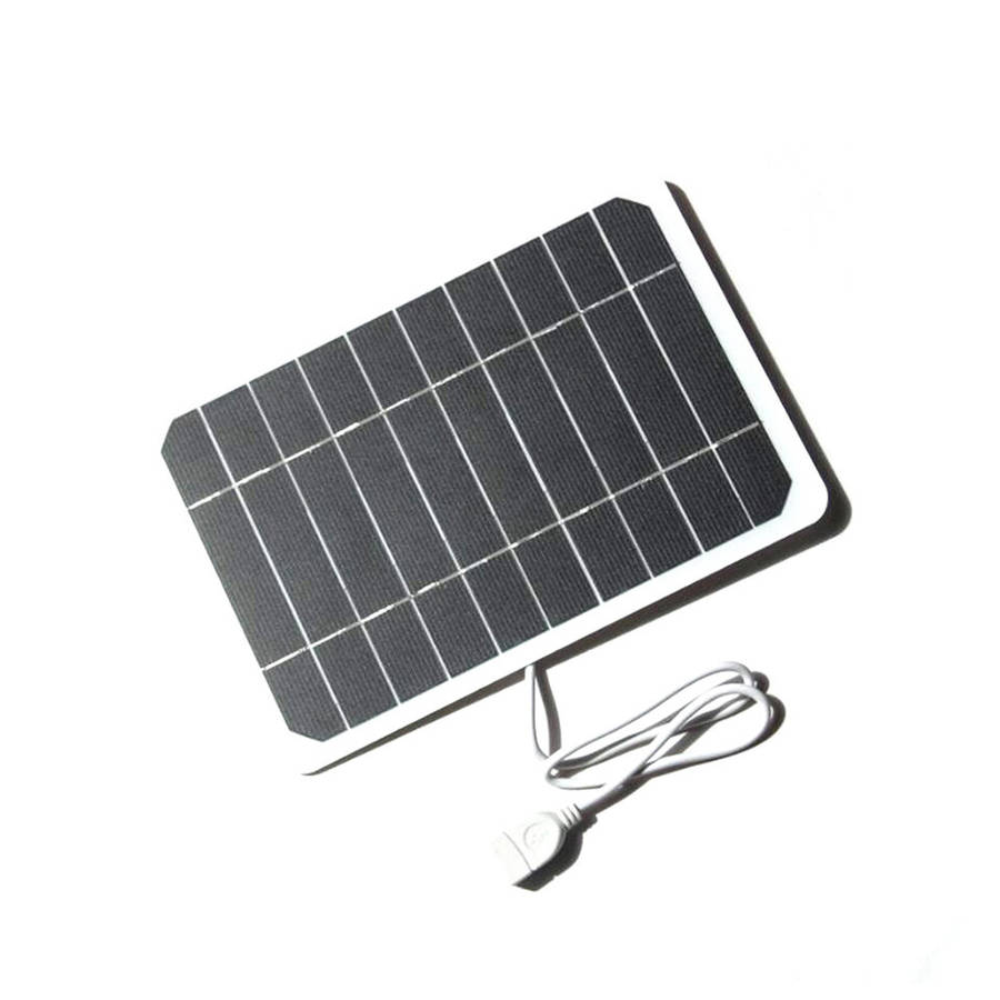 205*140MM 5V 5W Solar Panel High Power For Mobile Phone USB Solar Power Bank Battery Solar Charger C
