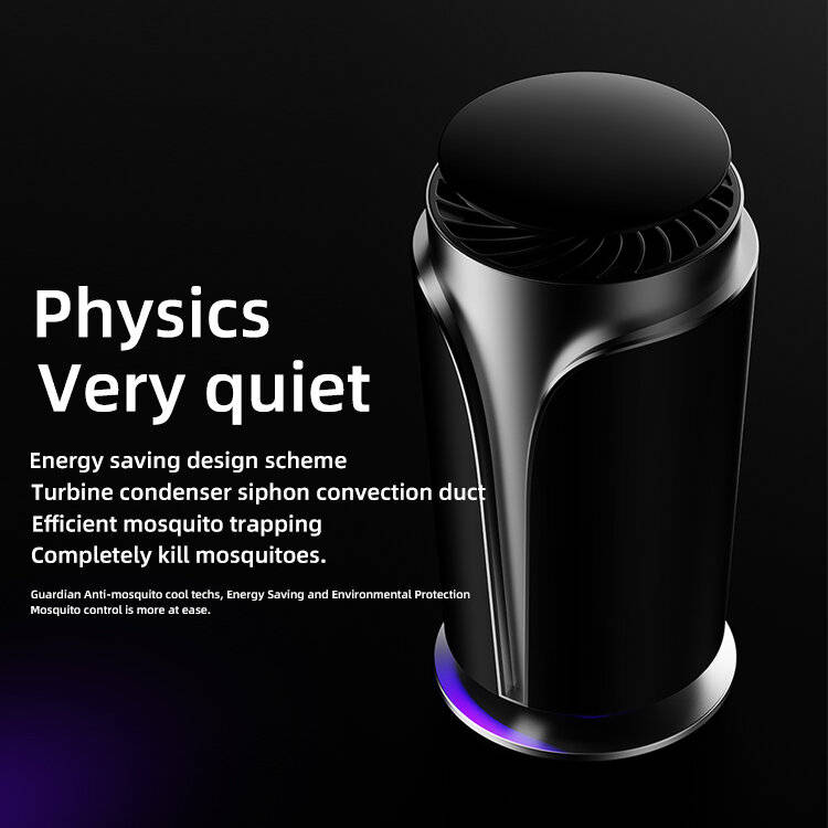 White - USB Plug-in Household Mosquito Killer Lamp Physics Quiet Safety Bug Zappers Guardian Mosquit