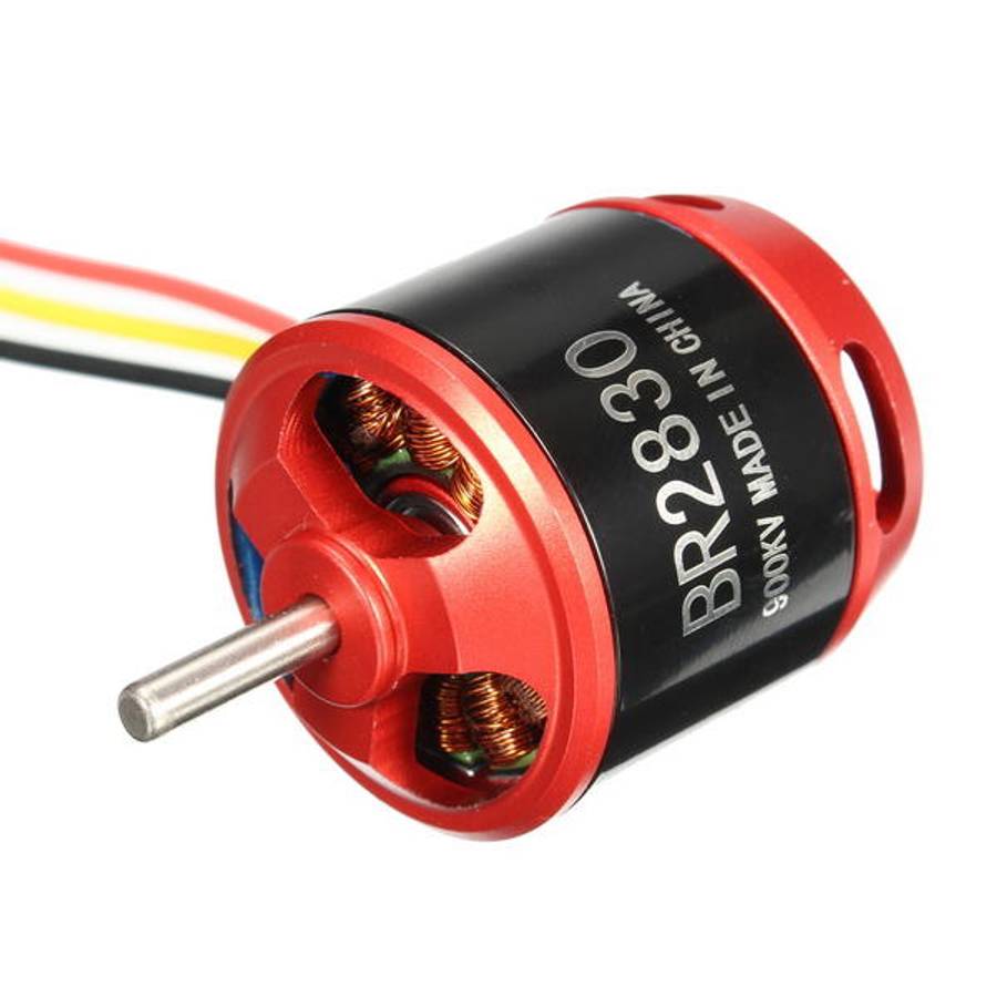 4 Pcs - Racerstar BR2830 900KV 2-4S Brushless Motor For RC Airplane
