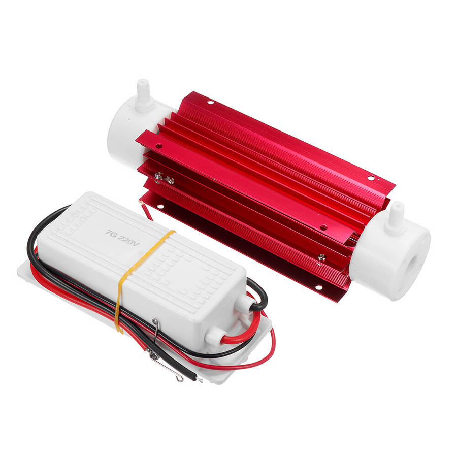 AC220V 7g/h Quartz Tube Type Ozone Generator Kit Industrial Water Ozone Generator for Hospitals Ozon