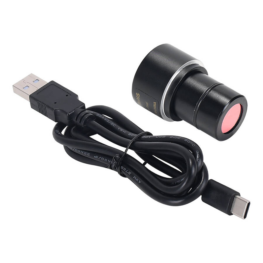 HAYEAR 5MP CMOS USB 2.0 Microscope Ocular Adapter Electronic Eyepiece HD Microscope Camera for Micro
