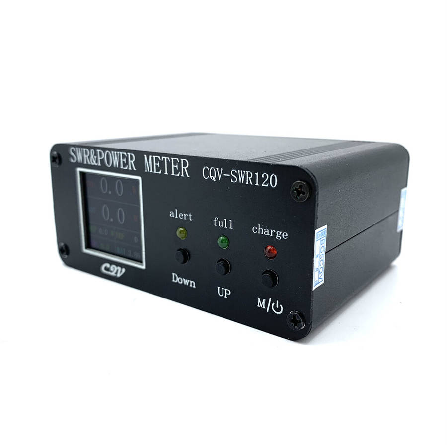 CQV-SWR120 Power Watt Meter 1.8MHz-54MHz Standing-waves Meter 240 * 240 Full Color Digital LCD Displ