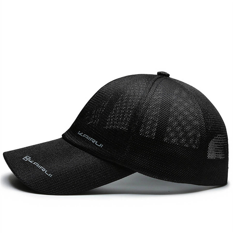 Blue - Spring Summer Breathable Mesh Baseball Caps for Men Women Outdoor Sports Fishing Driving Adju