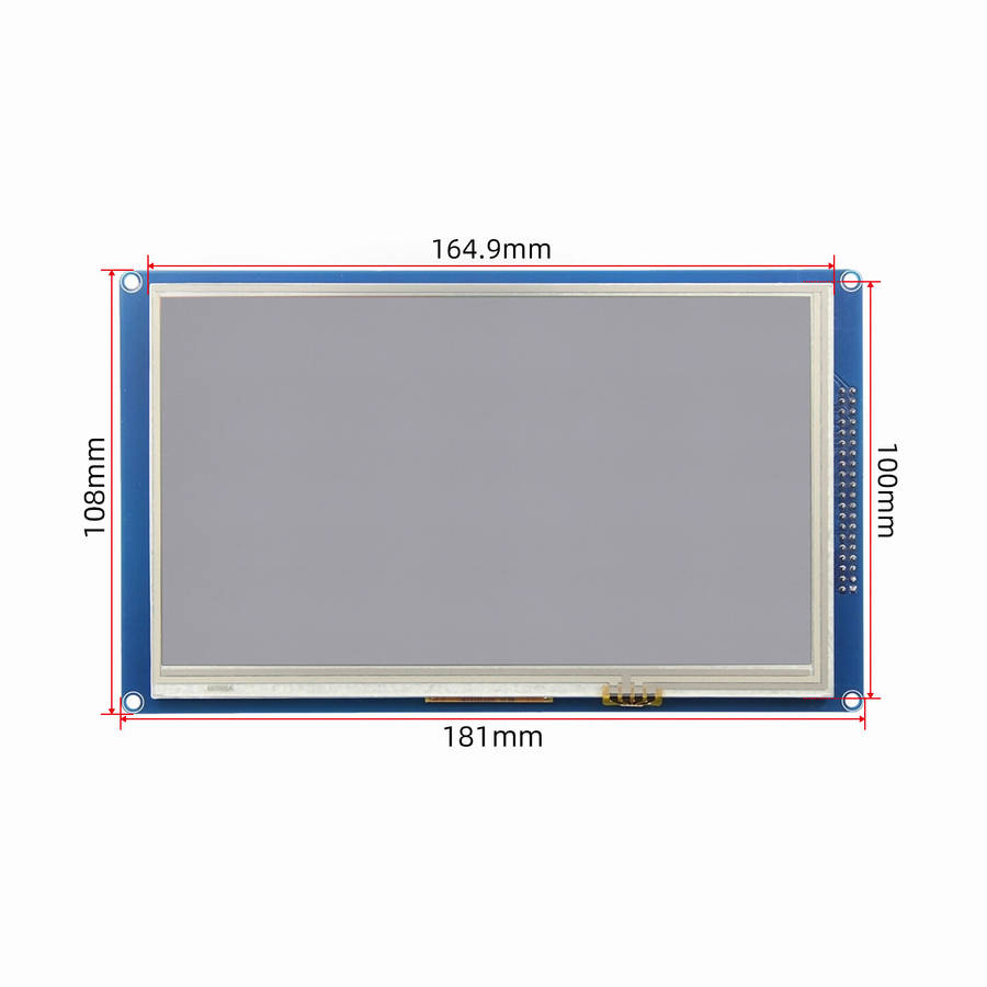 7inch - 7 Inch TFT Touch Screen SSD1963 LCD Display RGB565 16 Bit Parallel Interface 800x480 Resisti