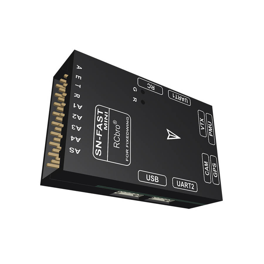 Black - Lefei SN-FAST Mini Flight Controller PMU Multi Mode 8-Channel PWM Support DJI O3 O4 VTX OSD
