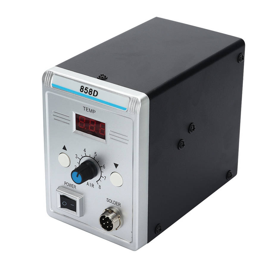 858D 700W BGA Rework Solder Station Soldering Heat Air Gun Station 220V / 110V For SMD SMT Welding R