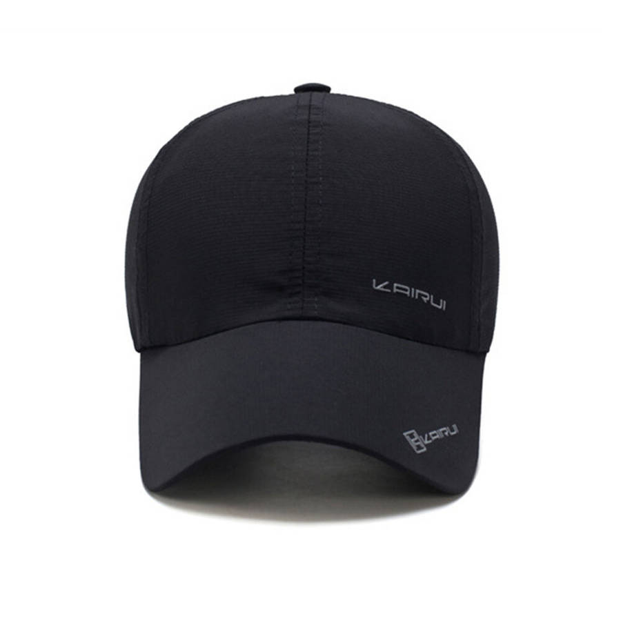 Grey - Outdoor Sport Running Baseball Cap Breathable Quick-drying Summer Visor Cap for Men Women Sna