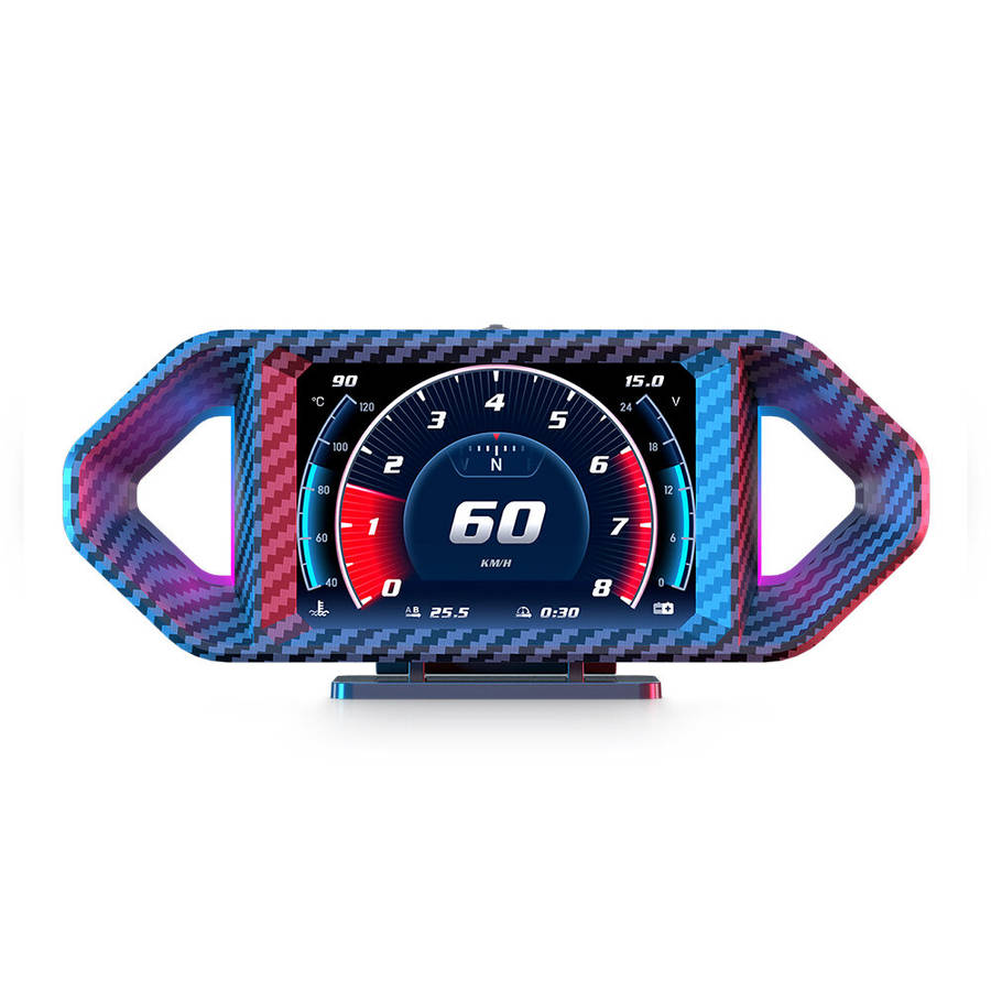 #1 - WEIYING P26 LCD Smart Gauge GPS OBD Instrument 360 Split Bracket Tester Multi-function Slope Me