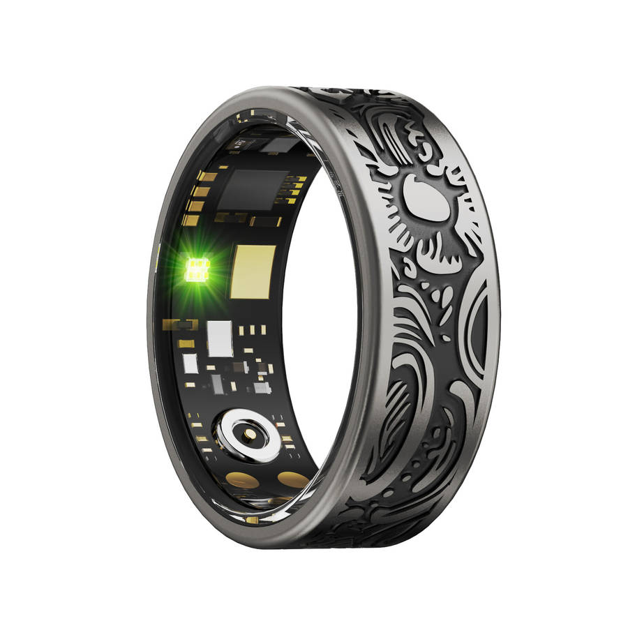 11#(Inner Diameter: 20.6mm) - Rogbid SR09 Multifunctional Watch Partner Heart Rate SpO2 Monitor Slee