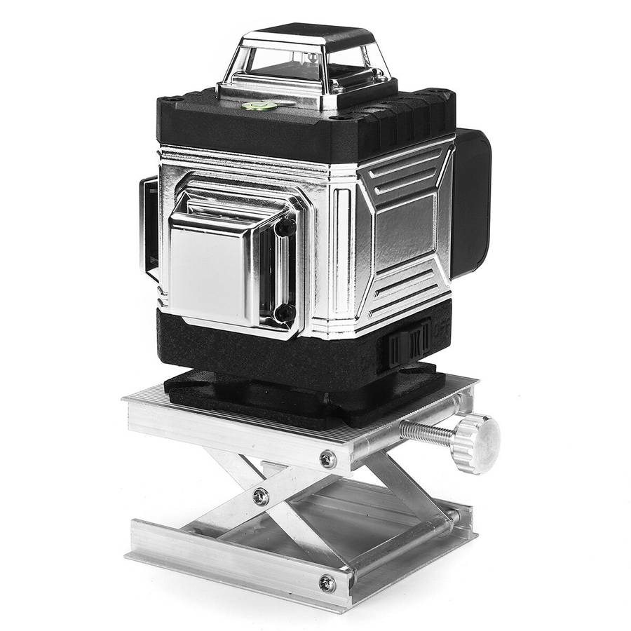EU Plug - 16 Line 360 Horizontal Vertical Cross 4D Green Light Laser Level Self-Leveling Measure Sup