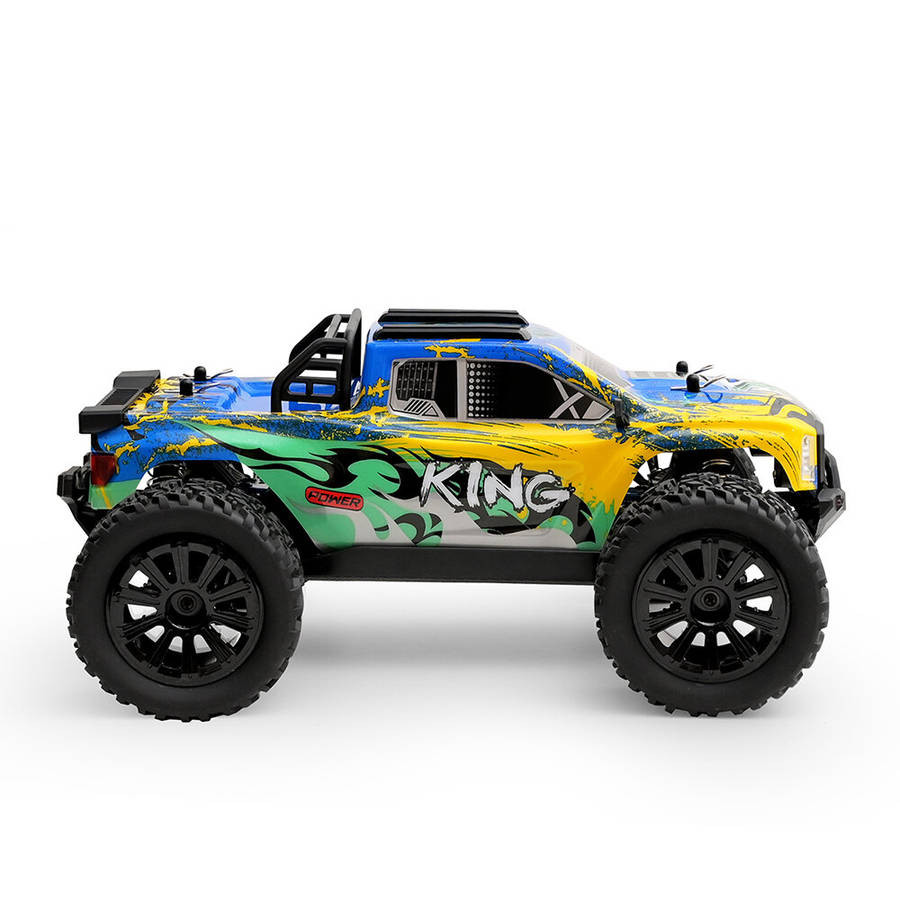 Blue - WLtoys 164018 1/16 2.4G 4WD 35KM/H High-speed RC Car Off-road Electric Truck RTR Vehicle Mode