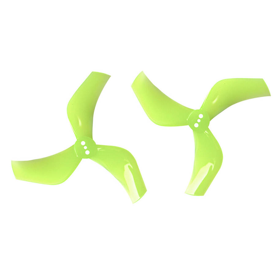 6 Pairs - 2 Pairs Gemfan Hurricane D75S-3 Ultra-Light 3 Inch 3-Blade Propellers PC for High-Powered