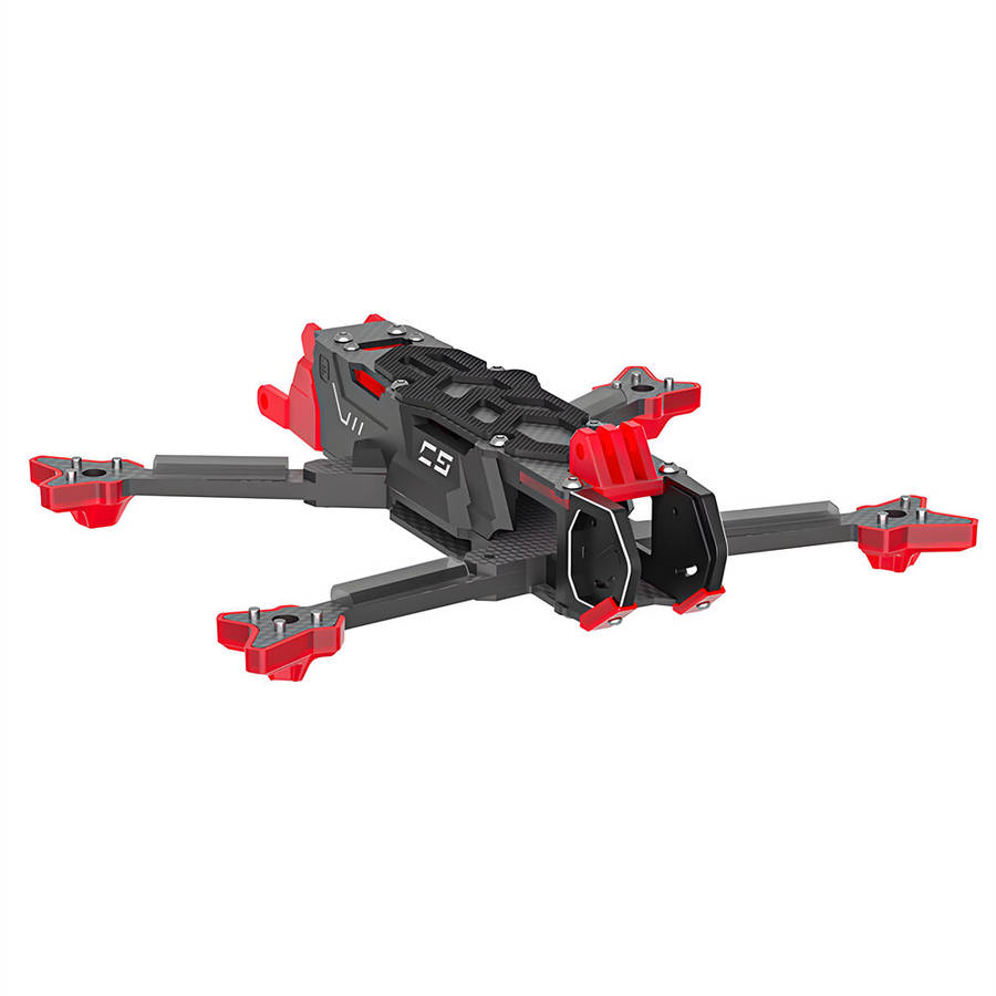 5 inch - iFlight SH CineFlow 5 O4 Pro 222mm 6S 5 Inch Frame Kit Compatible with XING2 2207 2050KV Mo
