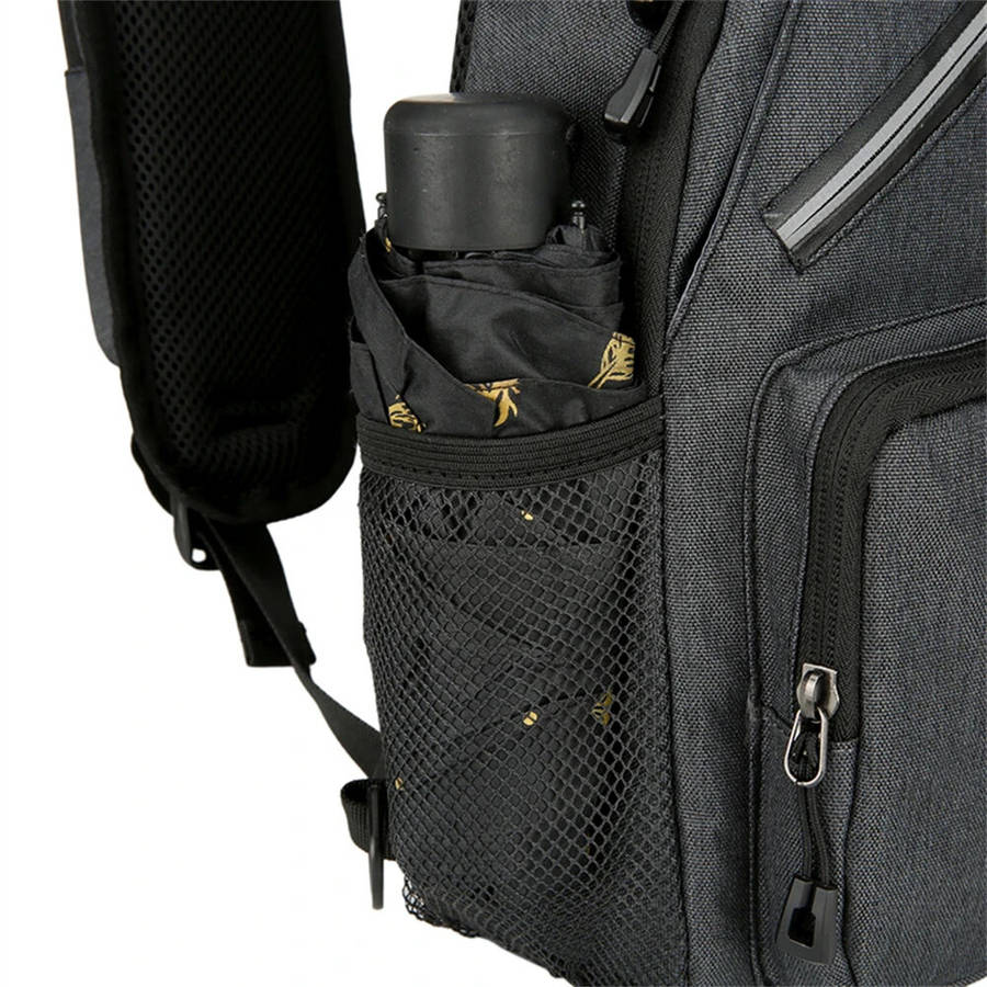 Black - IPRee Waterproof Single Chest Shoulder Bag, Multi Purpose Large Capacity Crossbody Bag for M