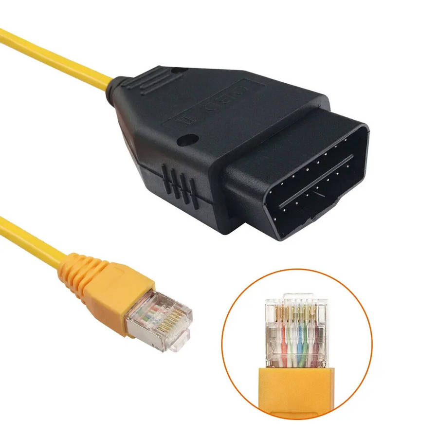 Type A - Eth Net Esys Cable Enet Refresh Interface Cable E-Sys Icom Encoding F Series For BMW F-Cars