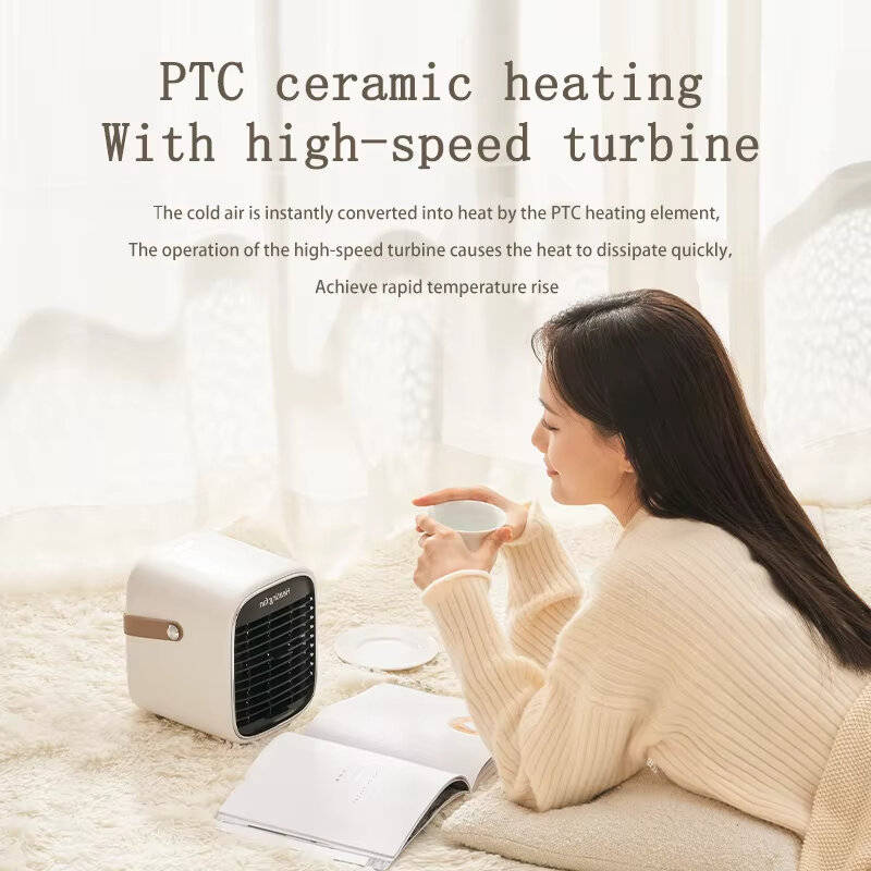 Green - IPRee 900W PTC Ceramic Heater Home Electric Heating Fan, Safe Shutdown of Power Supply, Suit