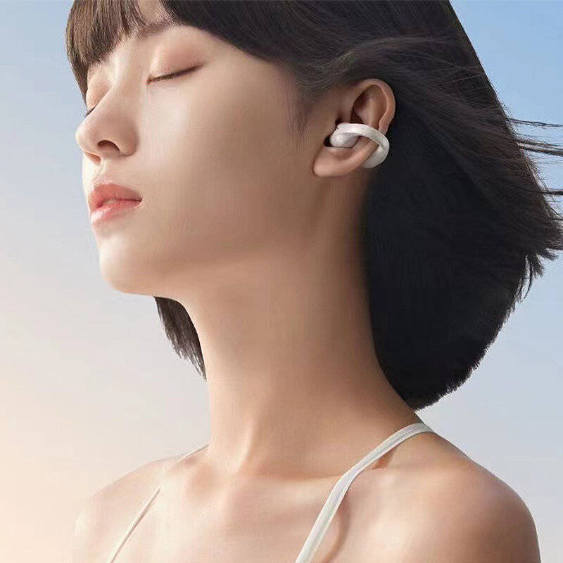 Black - Edifier Comfo Clip TWS Earclips Headset Wireless bluetooth 5.4 Earphone 12mm Moving Coil Dua