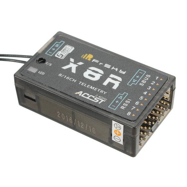 FrSky X8R 2.4G 16CH SBUS Smart Port Full Duplex Telemetry Receiver With New Antenna