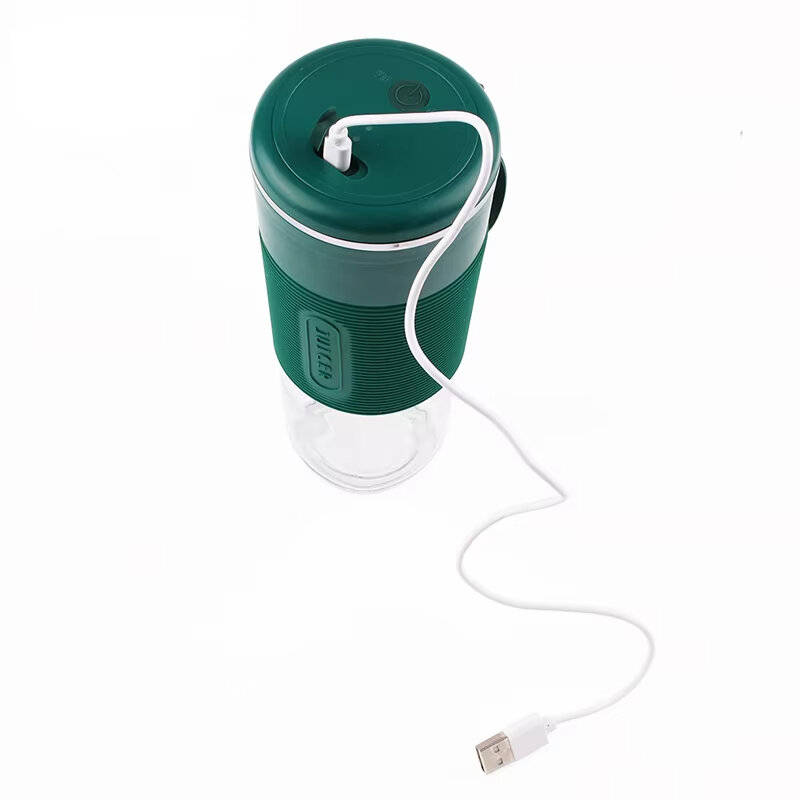 White - Portable Juicer 6 Blade Usb Rechargeable Wireless Mini Smoothie Blender Mixer Fruit Juice Ma
