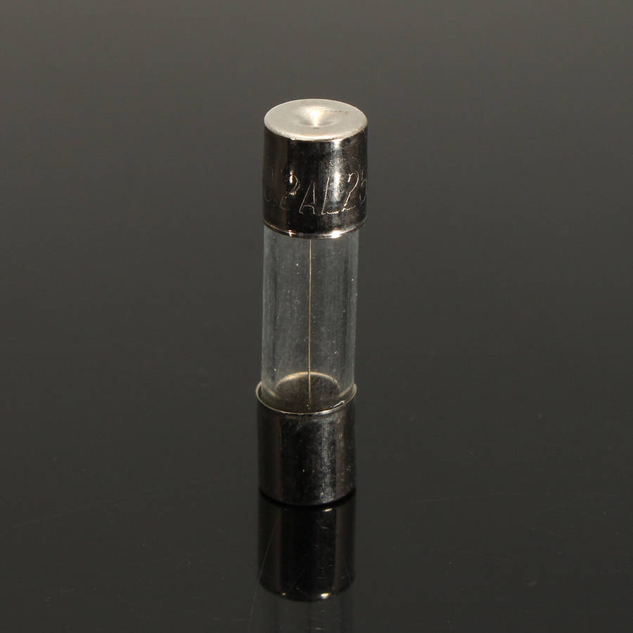 DANIU 100Pcs 5x20mm 0.2A-20A Quick Blow Glass Tube Fuse Assorted Kit Fast-blow Glass Fuses