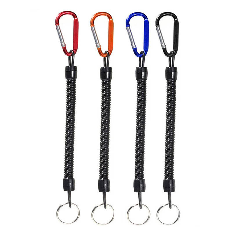 Orange - ZANLURE 5Pcs 22cm Pull Elastic With Anti-lost Hand Rope Grab Retention Elastic Cable Protec