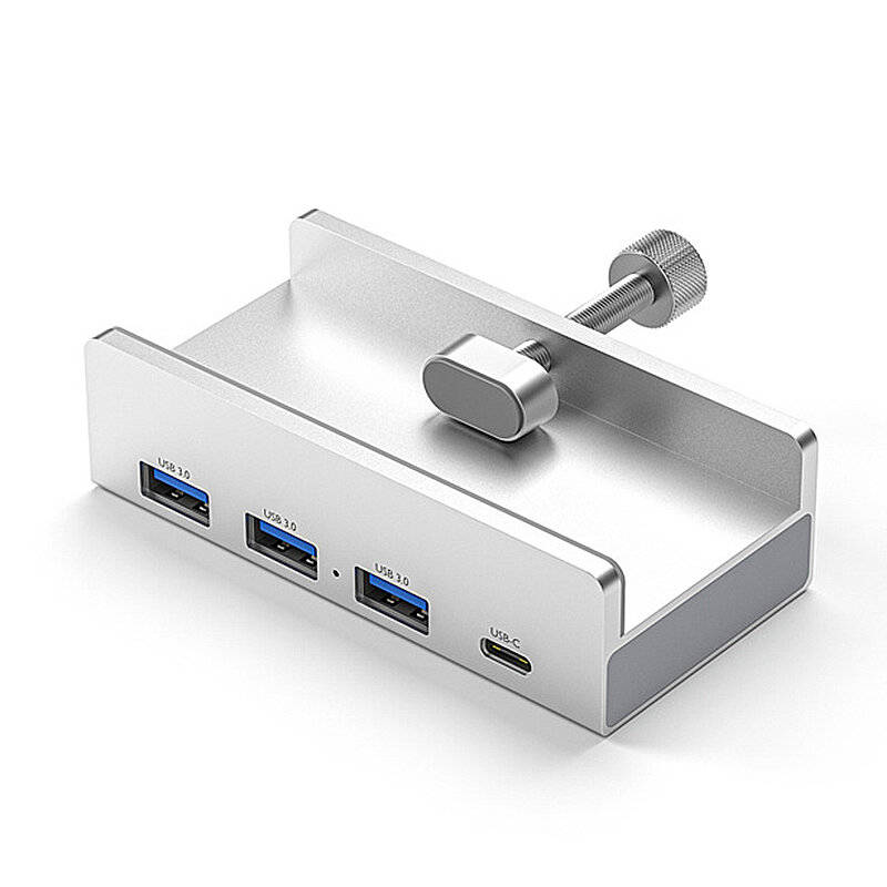 Bakeey 4 in 1 USB3.0 Hub with Power Supply USB Adapter USB3.0*3 USB-C Splitter Multiple Extend Dock