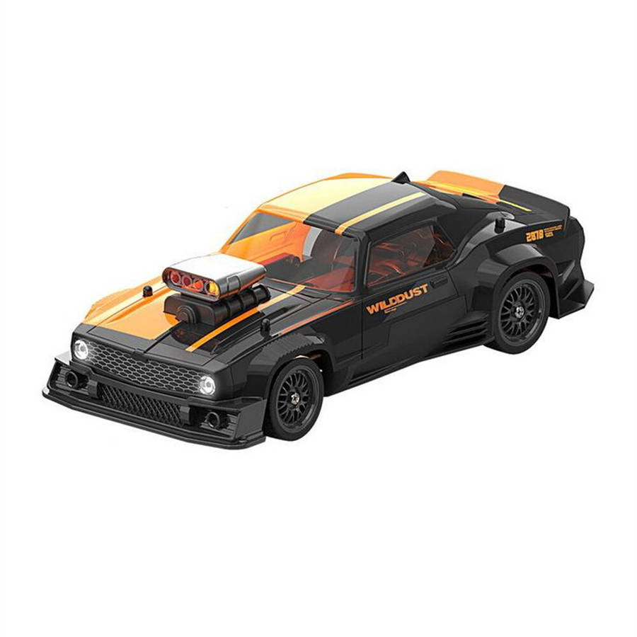 Orange - KAMTOM DC163A RTR 1/16 2.4G 4WD 50km/h Drift RC Car ESP Gyro Mini Race LED Light High Speed