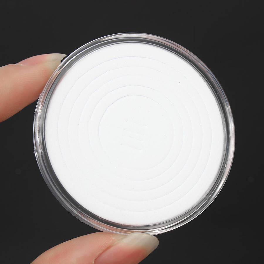 20Pcs Plastic Round Coin Holder Portable Storage Case Boxes Container 5 Size Pad