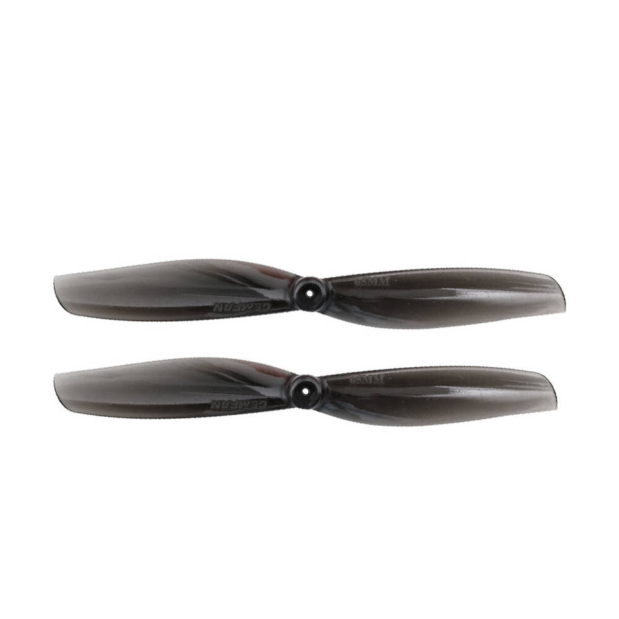 Clear Red - 4 Pairs GEMFAN 65mmS 65mm 2-blade 1mm/1.5mm Hole Propeller for Toothpick RC Drone FPV Ra