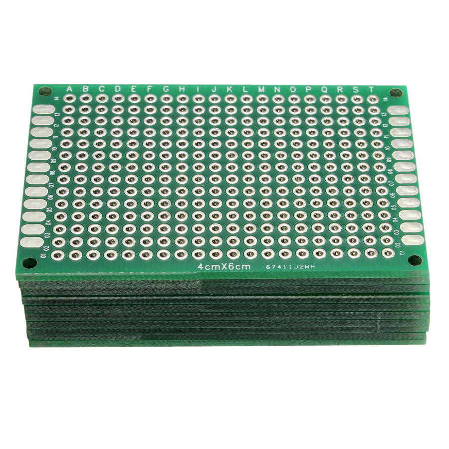 Geekcreit 80pcs FR-4 2.54mm Double Side Prototype PCB Printed Circuit Board
