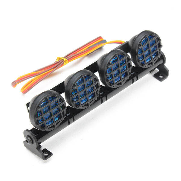 Red+Blue - AUSTAR LED Light Aluminum Alloy Frame For CC01/D90/SCX10/4WD RC Car Parts