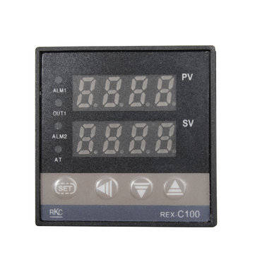 Excellway REX-C100 110-240V 1300 Degree Digital PID Temperature Controller Kit with 400 Degree Pro