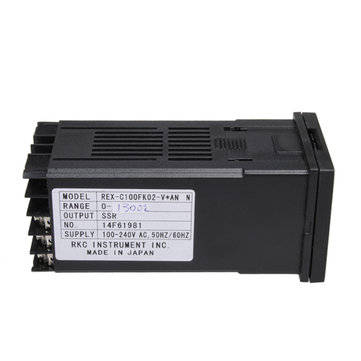 Excellway REX-C100 110-240V 1300 Degree Digital PID Temperature Controller Kit with 400 Degree Pro