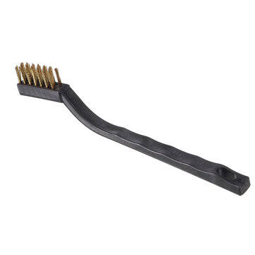 Heated Bed Nozzle Cleaning Brush Set + Curved Nose Tweezers + 0.4mm Nozzle Cleaning Needle*5pcs +  0