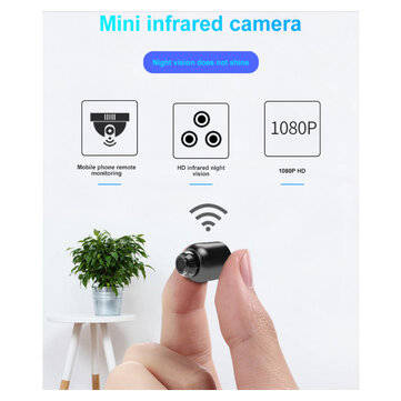 Security IP Camera 1080P 160 Degree Night Vision Audio Reording  Wireless WIFI Minis Camera Google P