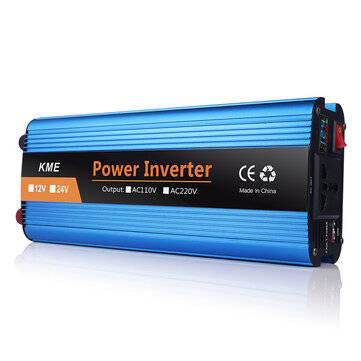 4000W LCD Power Inverter 12/24/48/60V to AC 220V Modified Sine Wave Converter  (VOLTAGE: 12V)