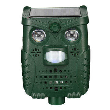 -WH528 Outdoor Solar Ultrasonic Animal Repeller Pest Control Bats Birds Dogs Cats Repeller with Flas