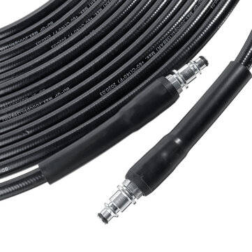 15 Meter Pressure Washer Hose Pipe Jet Power Wash Drain Cleaning For Bosch