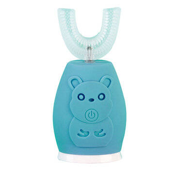 Silicone U-shaped Electric Toothbrush Portable Rechargeable Waterproof Toothbrush (TYPE: B)