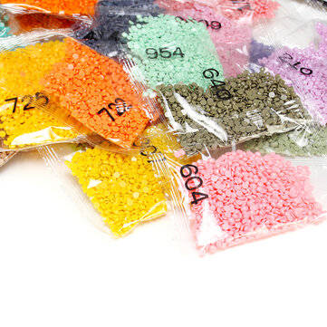 36 Colors DIY Diamond Painting Round Tiles Diamond Embroidery Stone Accessory