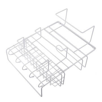 Over Door Freezer Storage Rack Kitchen Pantry Spice Organizers Shelf Space Saver Baskets