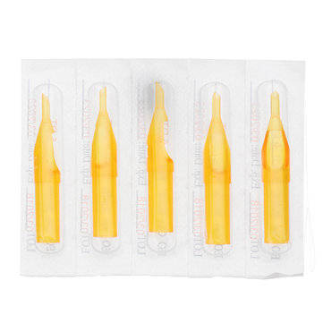 100Pcs Tattoo Needle + 100Pcs Tattoo Tips Mix Size