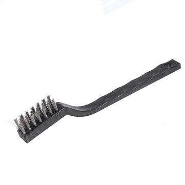 Heated Bed Nozzle Cleaning Brush Set + Curved Nose Tweezers + 0.4mm Nozzle Cleaning Needle*5pcs +  0