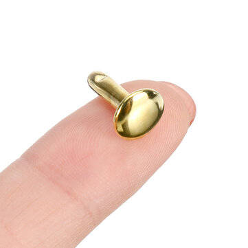 840Pcs Leather Craft Double Cap Rivets Tubular Metal Studs Fixing Tools Kit