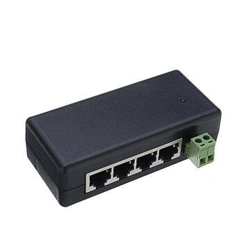 4Ports POE Injector POE Splitter for CCTV Network POE Camera Power Over Ethernet IEEE802.3af