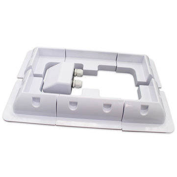 7PCS ABS Solar Panel Mounting Bracket Kits Cable Entry Gand for Caravan Motorhome RV