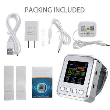 650nm Wrist Watch Home High Fat Blood Laser Physiotherapy Laser Therapy Wrist Nano Wave